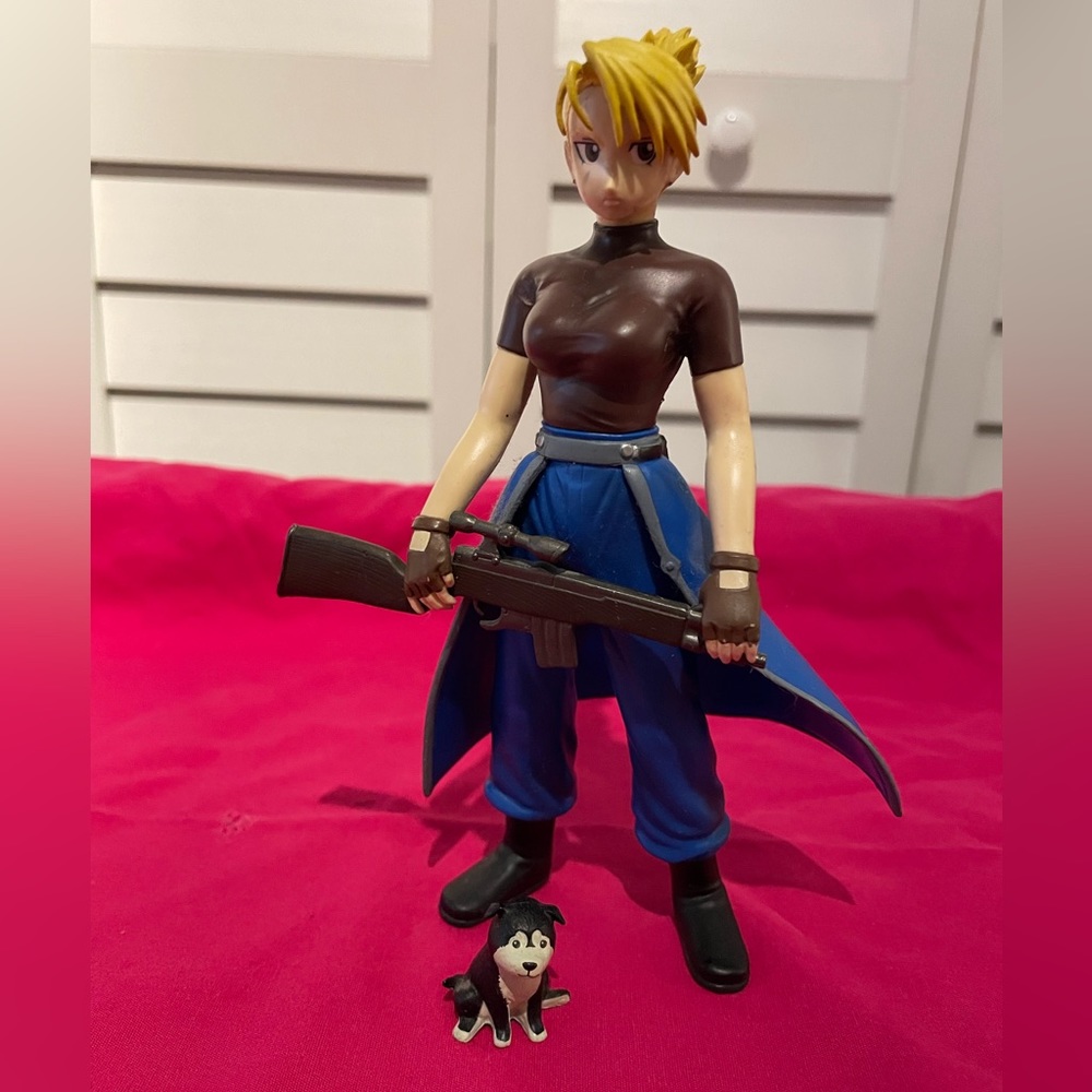 Banpresto  Fullmetal Alchemist Riza Hawkeye Black Hayate 2003 Figure